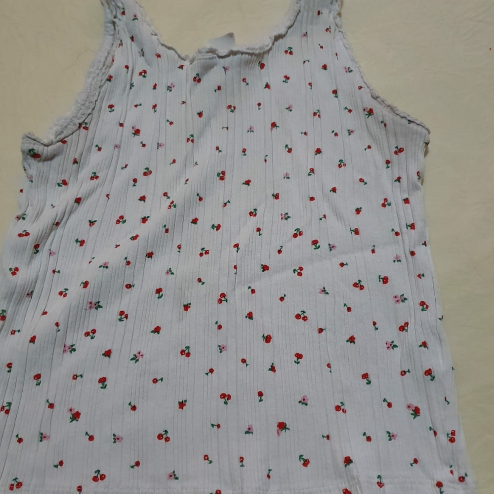 ZARA cherries  tank top
